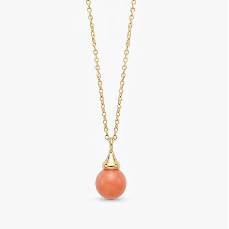 Peach Conch Pearl Pendant