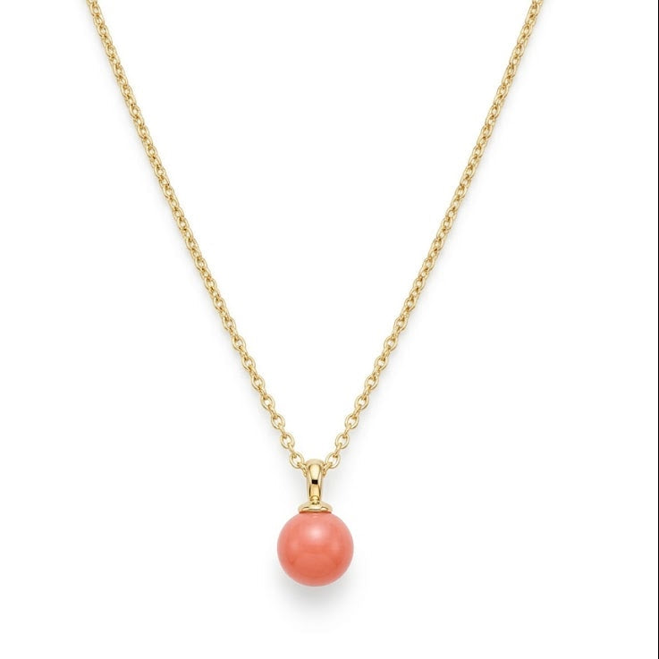 Pink Conch Pearl Pendant