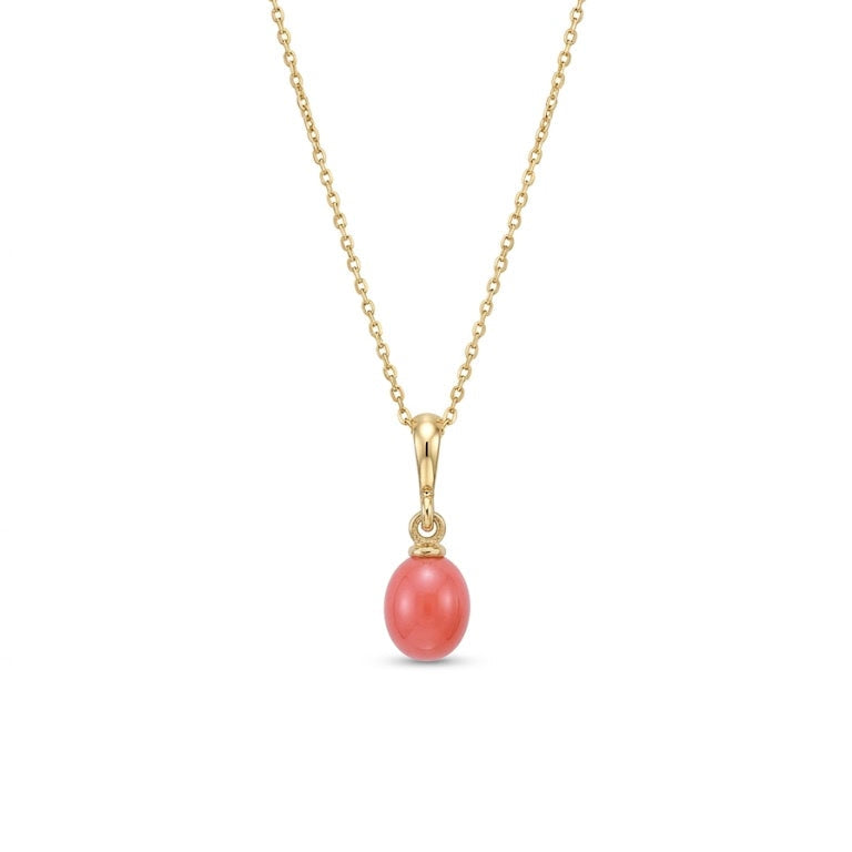 Pink Conch Pearl Pendant