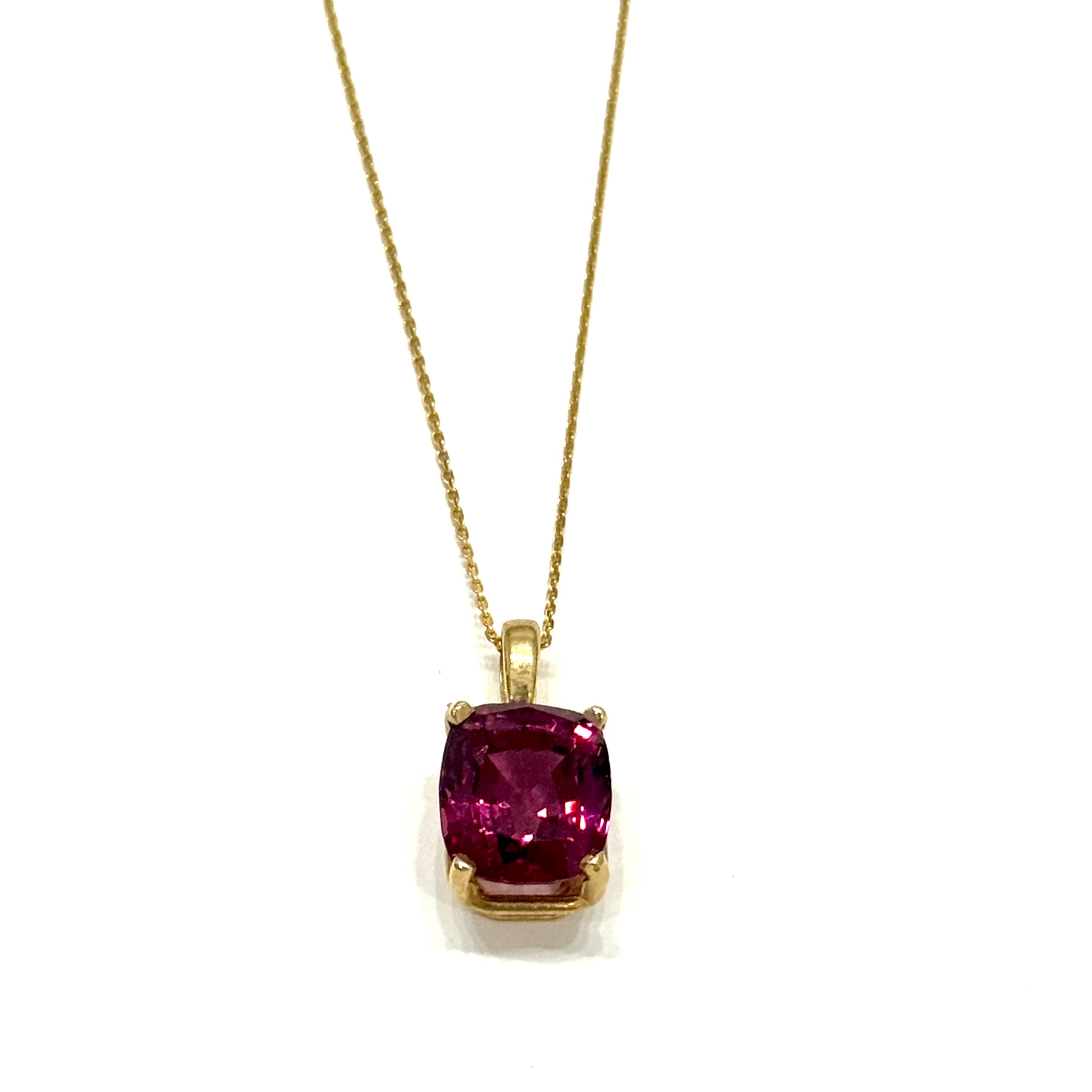 Rhodolite Garnet Pendant