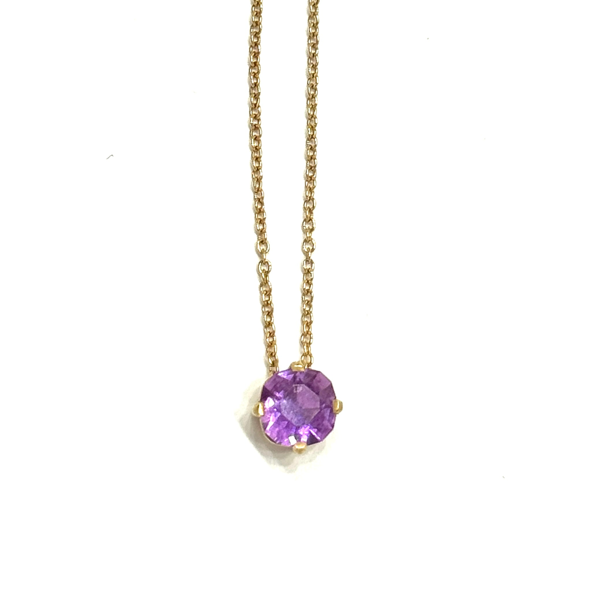 Purple Sapphire Pendant