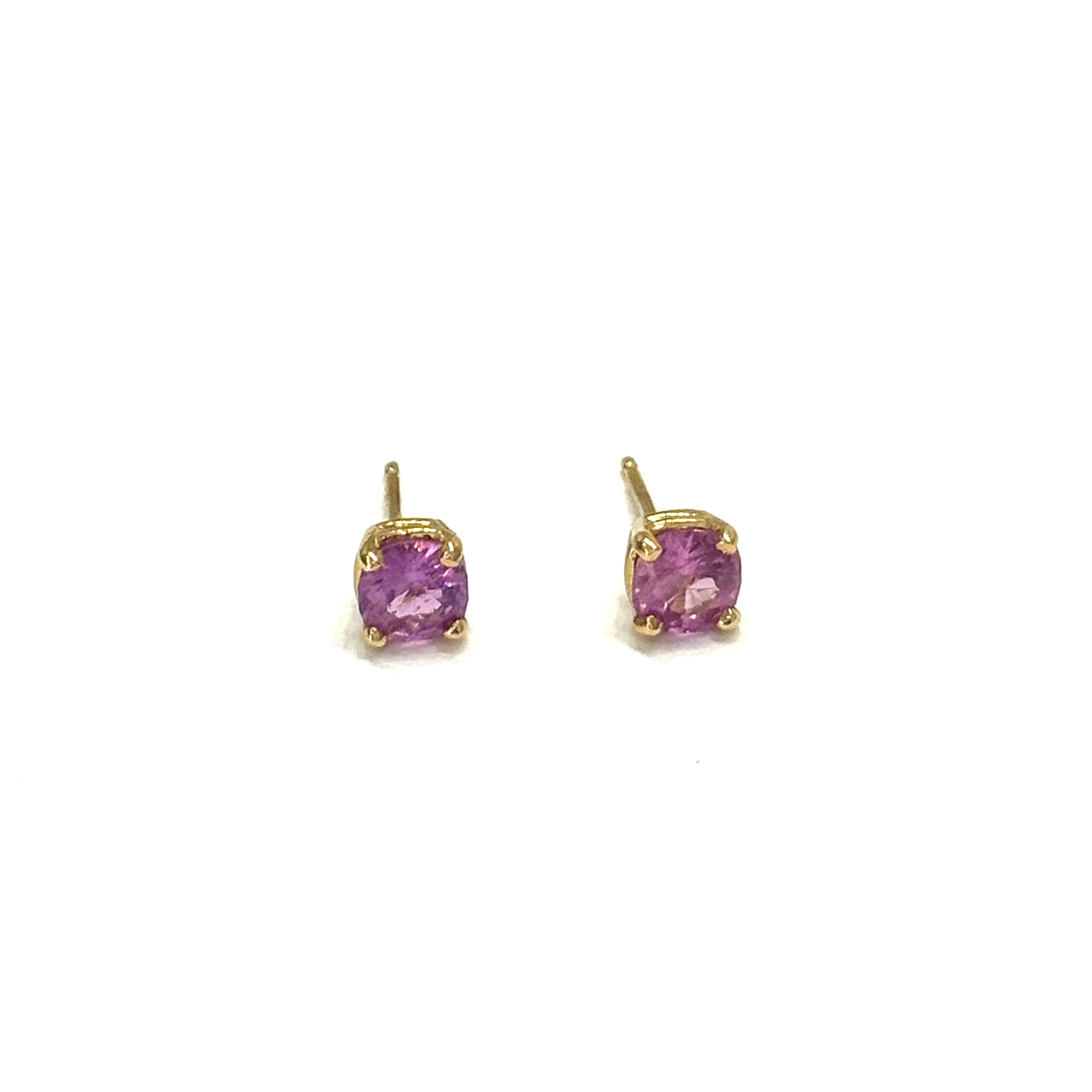 Pink Sapphire Earrings