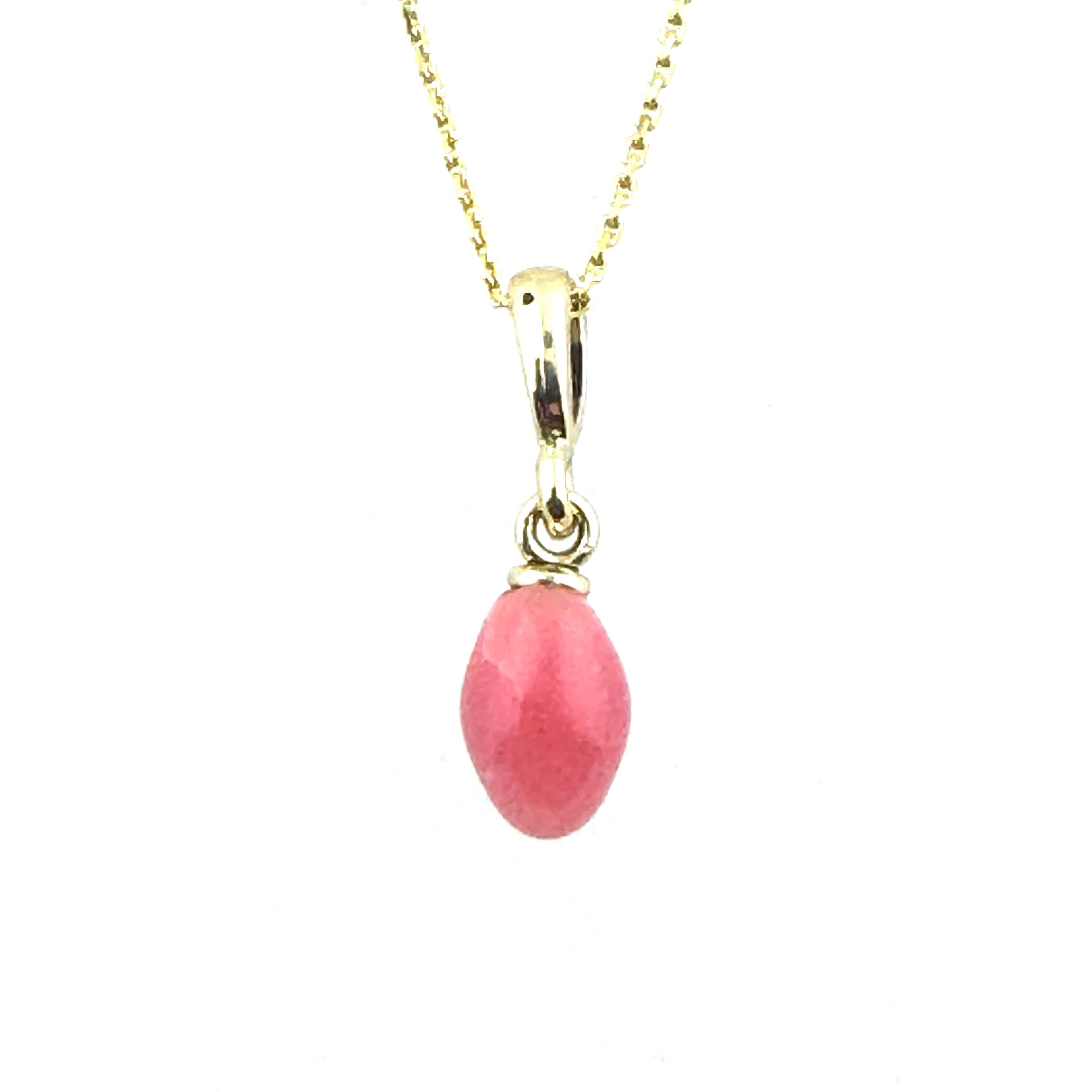 Pink Conch Pearl Pendant