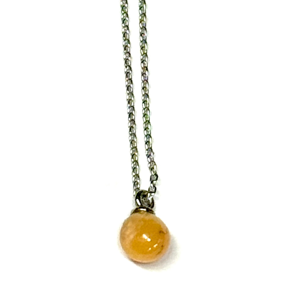 Orange Conch Pearl Pendant