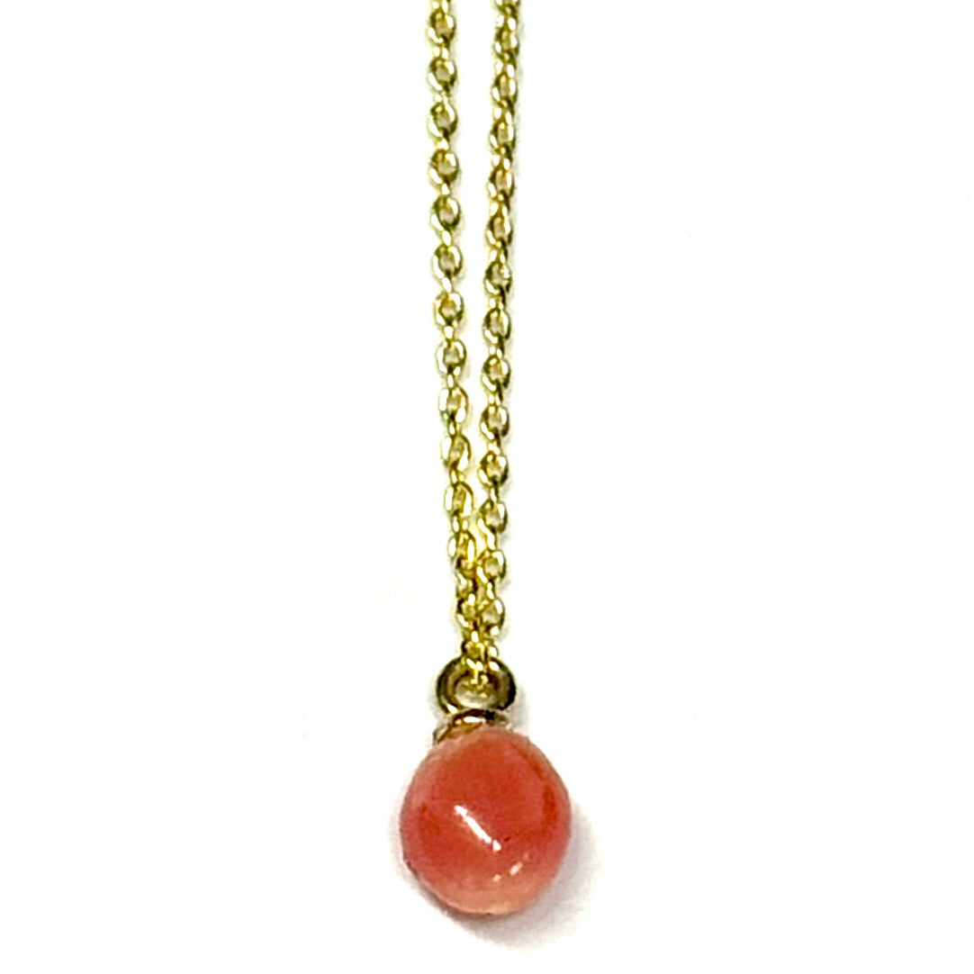 Pink Conch Pearl Pendant