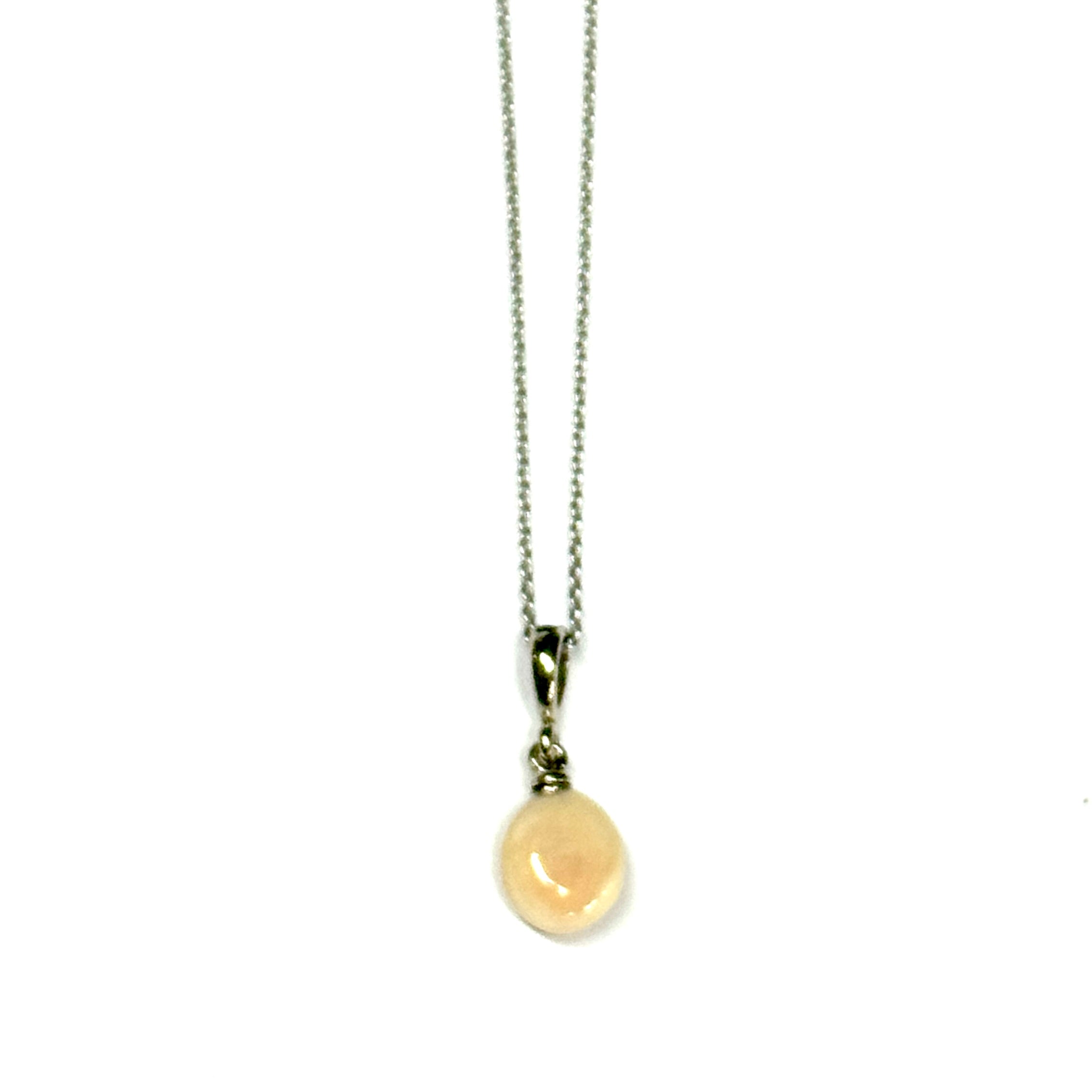 White Conch Pearl Pendant