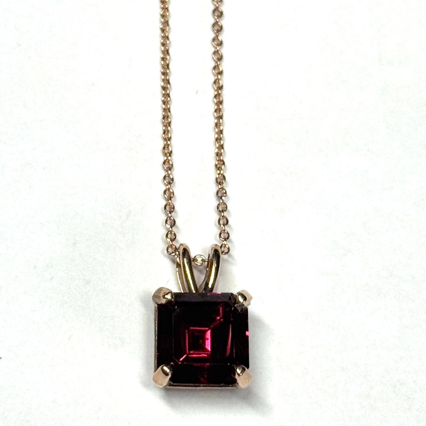 Rhodolite Garnet Pendant