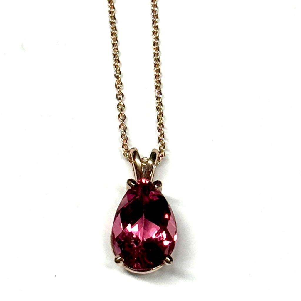Pink Tourmaline Pendant