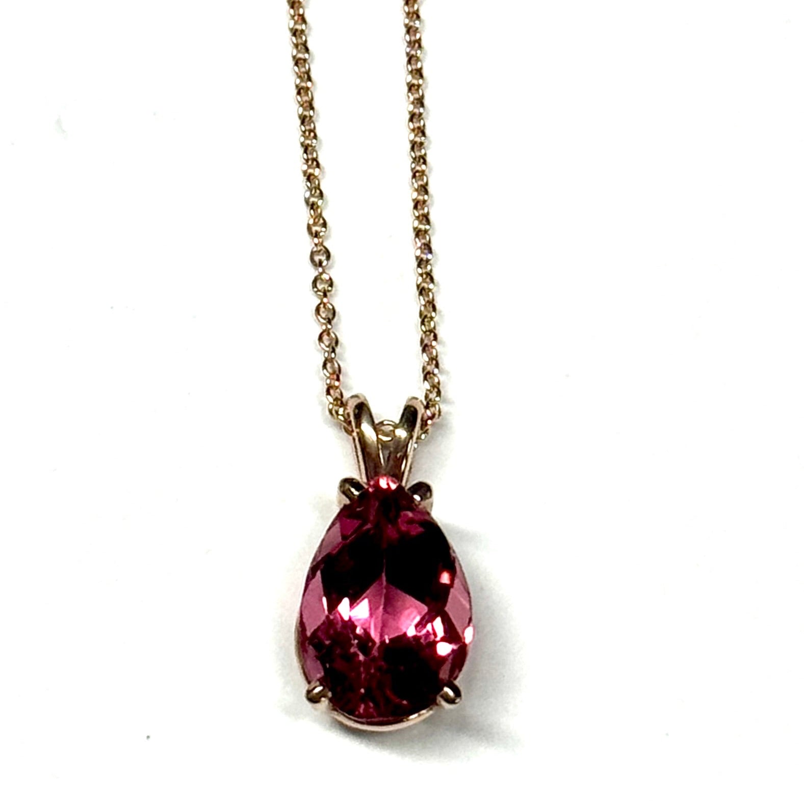 Pink Tourmaline Pendant