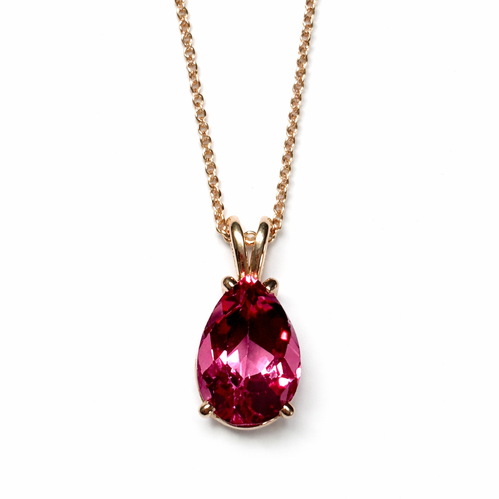 Pink Tourmaline Pendant