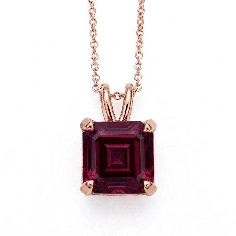 Rhodolite Garnet Pendant