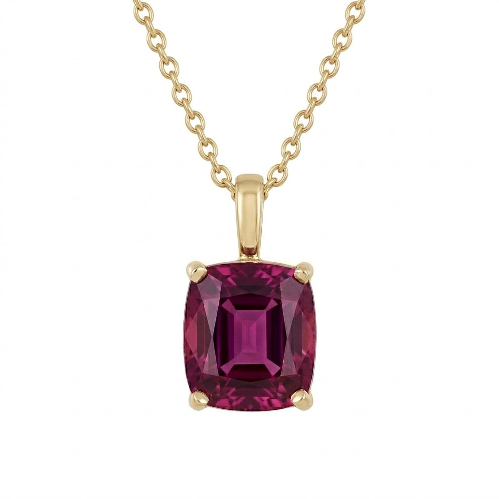 Rhodolite Garnet Pendant