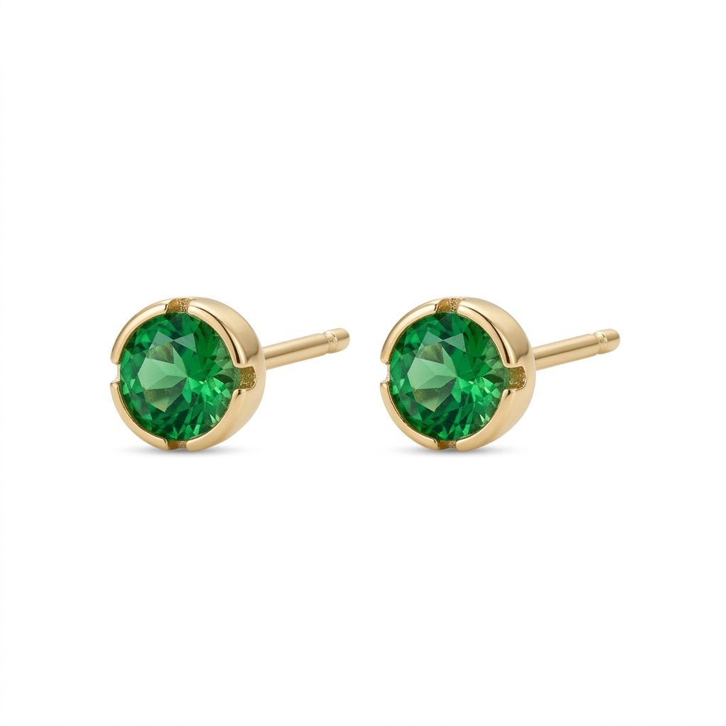 Tsavorite Garnet Earrings