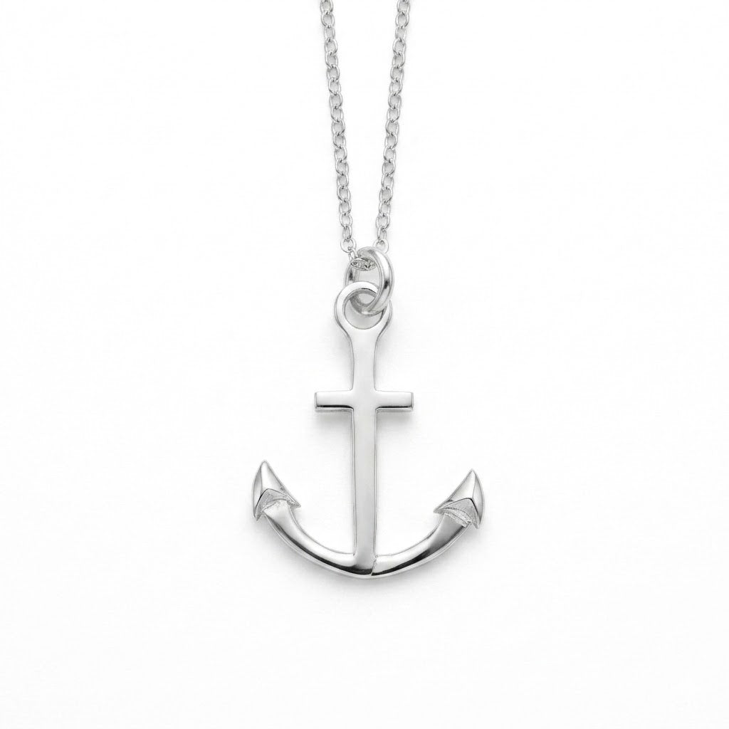 Sterling Silver Anchor Pendant