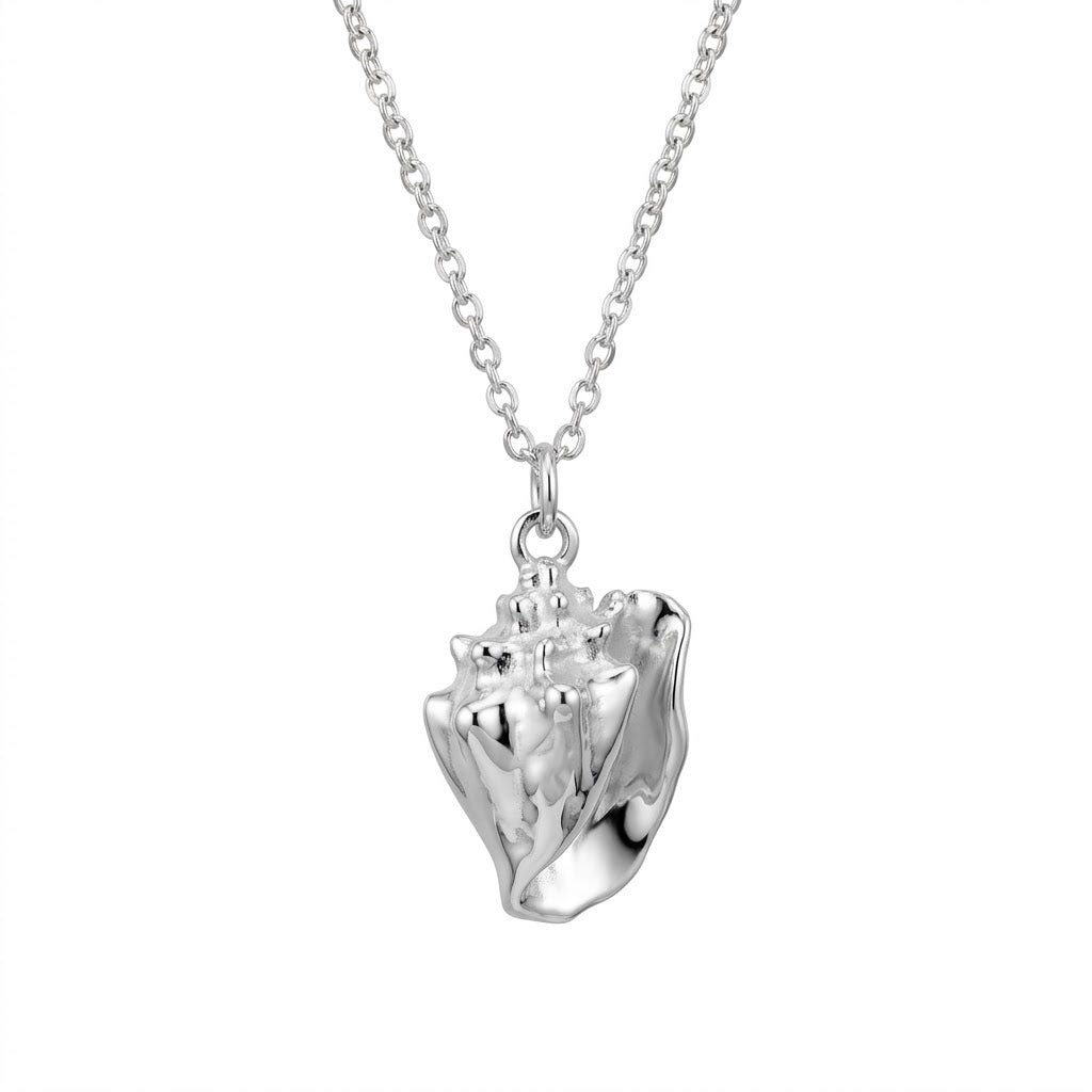 Sterling Silver Conch Shell Pendant